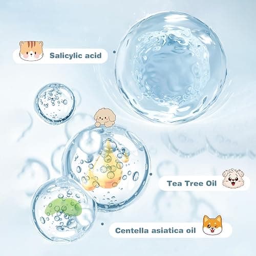 VENROCK Pimple Patches for face,24 Cute Pet Shapes 48 Count Hydrocolloid Acne Treatment for Covering Zits & Blemishes Spot for Kids & Adults, with Salicylic Acid, Tea Tree Oil, Centella Asiatica Oil thumbnail 3