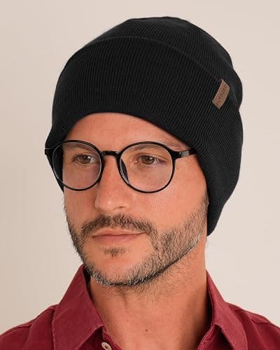 FURTALK Beanie for Men Women Cuffed Thick Knitted Unisex Winter Hat Beanies Skull Cap thumbnail 8