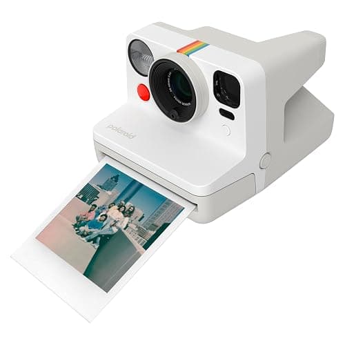 Polaroid Now 3rd Generation I-Type Instant Camera + Film Bundle - Now Pebble White Camera + 16 Color Photos (6561) thumbnail 2
