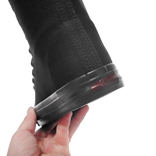 Momuk Long Rivet Knee High Canvas Boots Punk Style for Women & Girls thumbnail 5