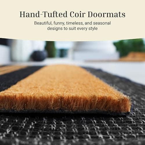 THEODORE MAGNUS Door Mat - Welcome Mat for Front Door with Non-Slip Backing - Durable Coir Doormat - Perfect for Outside Entrance and Entryway Matt - Outdoor/Indoor - Sweet Home - 17" x 30" thumbnail 4