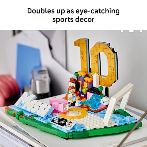 LEGO Editions Lionel Messi – Soccer Highlights - Building Set for Boys & Girls, Ages 10+ - Collectible Soccer Gift with Plaque - Kids Bedroom or Shelf Decor - 43011 thumbnail 6
