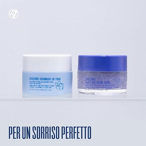 W7 Scrub labbra + maschera notte Sweet Dreams - Set da 2 pezzi - Aroma mirtillo - Esfolia, ristora, lenisce e idrata thumbnail 6