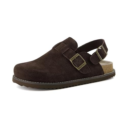 CUSHIONAIRE Brooklyn Genuine Suede Slingback Clogs for Women with Buckle thumbnail 9