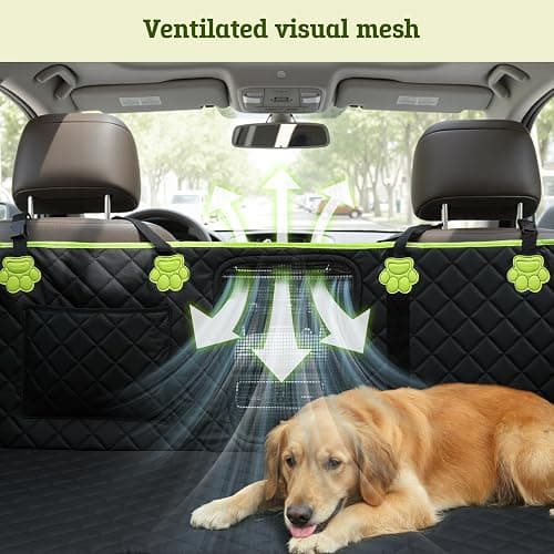 2-in-1 Dog Car Seat Cover for Back Seat, Transform to Passenger Mode - Dog Car Seat, Waterproof, Scratch-resistant, Support to 330lbs, for Outdoor Activities, Travel, to the Vet, for Cars/SUV/Truck thumbnail 6