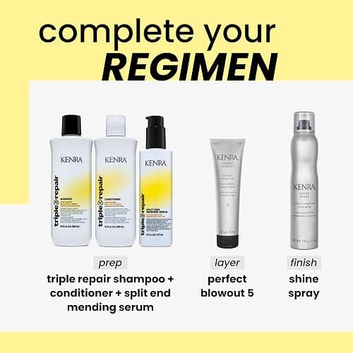 Kenra Triple Repair Conditioner | Targets & Repairs Weak or Broken Bonds | Split Ends | Damaged Hair | Bond Builder | Sulfate-Free thumbnail 5