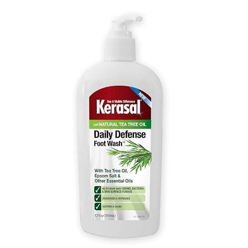 Kerasal Daily Defense Foot Wash Daily Cleanser for Feet, 12 Ounce (Packaging May Vary) - Image 1