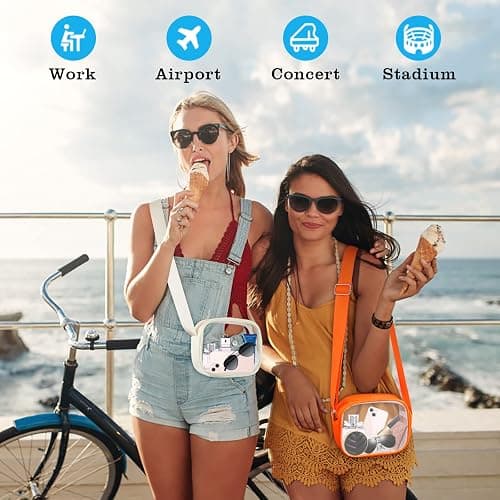 KETIEE Clear Crossbody Bag, Stadium Approved Clear Purse Bag for Concerts Sports Events Festivals thumbnail 8