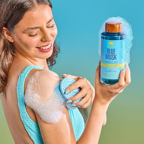 Tree Hut Body Wash, Blue Musk, 18 Fl Oz | Hydrating & Moisturizing Shower Gel with Shea Butter & Essential Oils, Soft Smooth Glowing Skin thumbnail 3