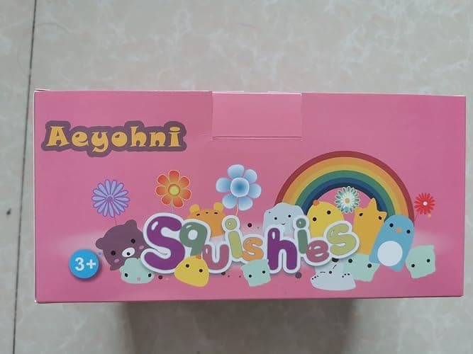 Aeyohni Fidget Toys 50pcs for Kids Party Favors Mochi Squishy Toy Bulk Birthday Gift Stress Relief Kawaii Mini Squishy Animals Classroom Prizes School Gift Easter Valentine's Day thumbnail 2