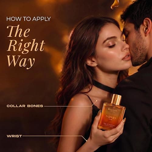 Bellavita Luxury Honey Oud Eau de Parfum | 100 ml (3.4 fl.oz.) | Perfume for Men and Women | Sweet Honey, Bergamot, Oud, and Amber Notes | Women's Day Special thumbnail 6