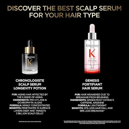 Kerastase Genesis Hair Serum – Daily Strengthening Treatment | Serum fortifiant, nourishes and reinforces, anti-breakage, silicone-free, for weak hair thumbnail 11