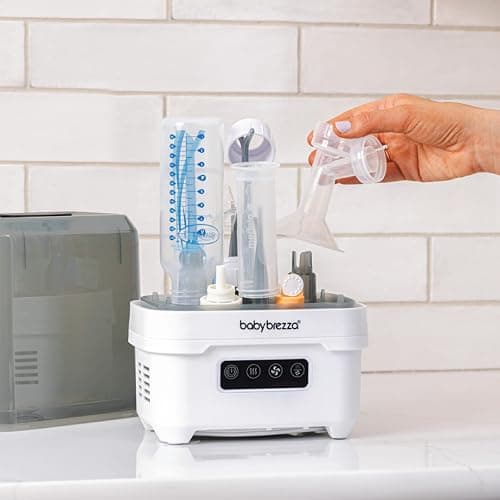 Baby Brezza Portable Baby Bottle Sterilizer Dryer for Travel - Compact Mini Sterilizer Fits Bottles, Pump Parts and Accessories thumbnail 2
