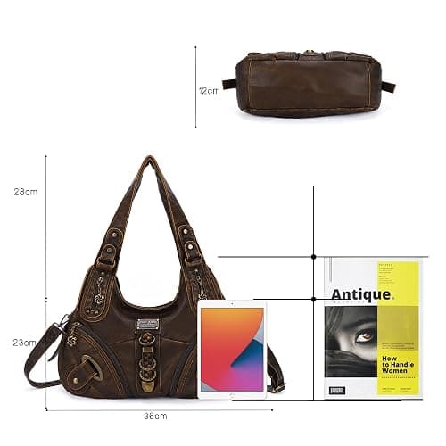 Angelkiss Hobo Purses and handbags for Women Satchel Handbag Women Purses Large Daily Shoulder Bags thumbnail 3