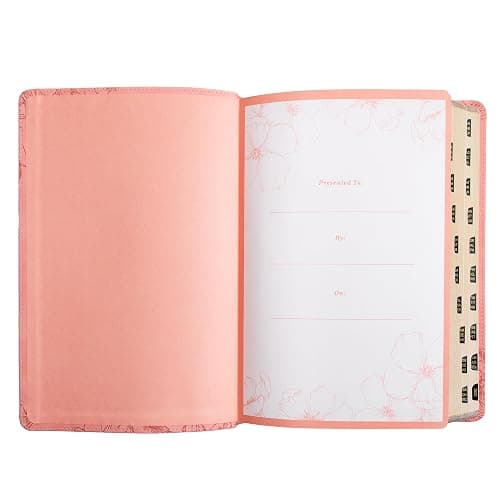 KJV Holy Bible, Giant Print with Cross-References, Soft Pink LeatherTouch with Floral Cover Design, Thumb Index, Ribbon Marker, Red Letter, Full-Color Maps, Easy-to-Read MCM Type, King James Version thumbnail 10