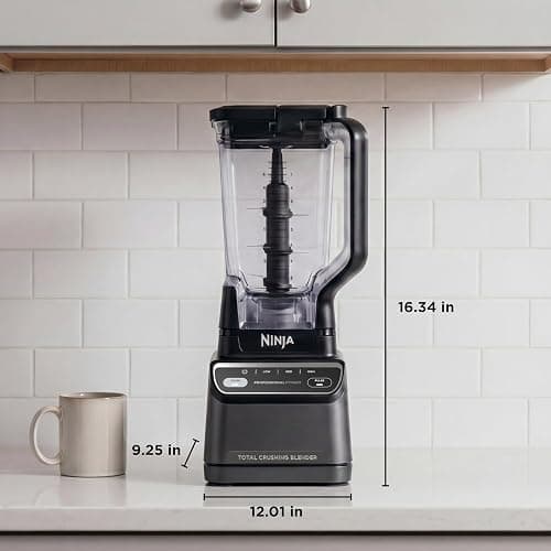 Ninja Professional Blender 2.0, 1200W, Auto-iQ, 72oz Pitcher, BR201AMZ | 1200W Total Crushing blades + Auto-iQ Crush program for smoothies & frozen drinks. 4 speeds. Dishwasher safe. thumbnail 3