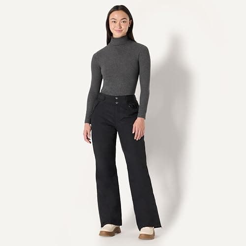 Amazon Essentials Women's Mid-Rise Water-Resistant Insulated Ski Pants thumbnail 3