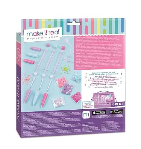 Make It Real DIY Floaty Pens Kit - Create 3 Sparkly, Customizable Pens with Glitter & Charms - Fun Craft for Tweens, Girls & Kids Ages 8+ -Mess-Free Creative Activity Great Gift for Artistic Kids thumbnail 3