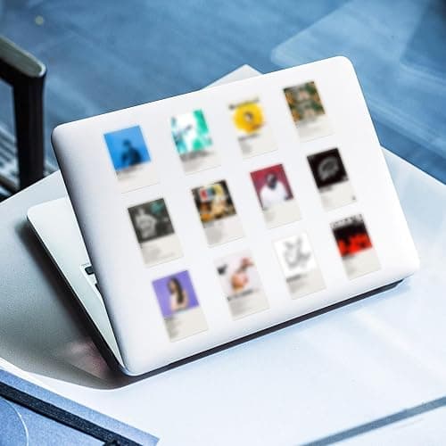 100Pcs Album Cover Stickers for Adults - Music, Rapper and Band Sticker Pack, Water Bottle Laptop Stickers for Teens thumbnail 2