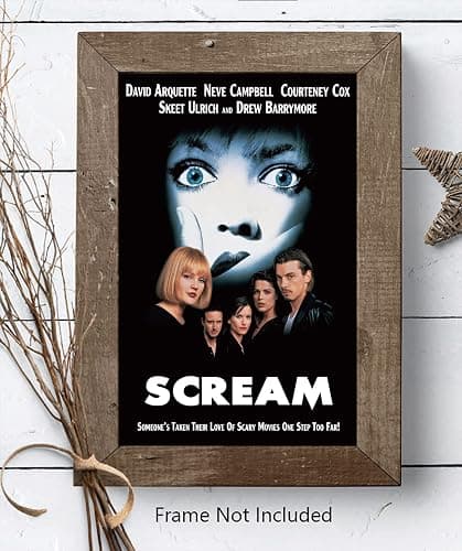 FatCat Wall Graphics Scream - 1996 Movie Poster Frameless Gift 12 x 18 inch（30cm x 46cm）-LT-071 thumbnail 2