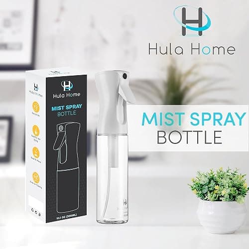 Hula Home Spray Bottle for Hair (10.1oz/300ml) - Powered by Flairosol® Spray Technology - Continuous Ultra Fine Mist Sprayer – For Hairstyling, Cleaning, Salons, Plants, Essential Oil & More - White thumbnail 7