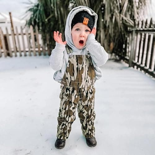 YOKJZJD Newborn Toddler Baby Boy Duck Deer Hunting Corduroy Suspender Pants Bib Overalls Little Hunter Fall Winter Outfits thumbnail 2