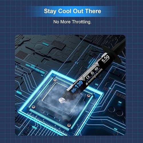 BSFF Thermal Paste, 5.5g with Toolkit CPU Paste Thermal Compound Paste Heatsink for IC/Processor/CPU/All Coolers, Carbon Based High Performance thumbnail 5