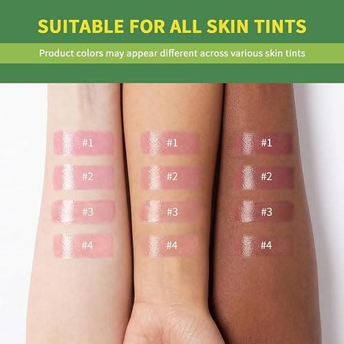 Colour Changing Lipstick Lip Balm - Football Lipstick, Lip Stain Gloss Balm with Flower Jelly Core, Long Lasting Hydrating Tint for Match Days, Daily Makeup & Gifts (#3) thumbnail 8