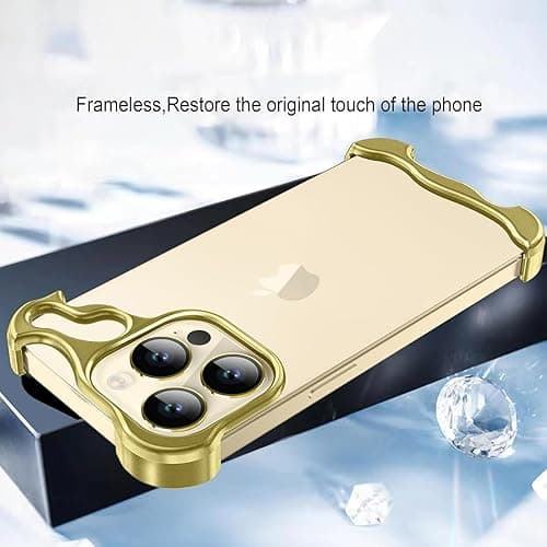 aidvaia Phone Case Compatible with iPhone 15 Pro Max Compatible with Lens Camera Protection, Frameless Minimalist Design, Extremely Highlighting Personality thumbnail 5