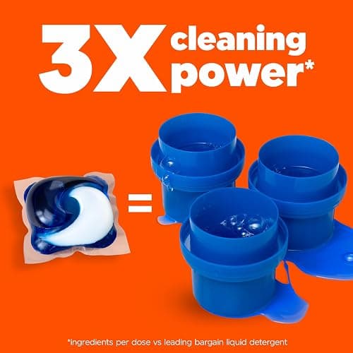 Tide PODS laundry detergent pacs, 3-in-1 Stain Remover, Odor Fighter, Color Protector, 76 Count, HE compatible, Spring Meadow Scent thumbnail 4