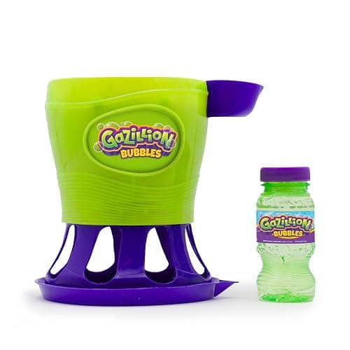 Gazillion Tornado Bubble Machine - Kids Bubble Blower - Blows 4500 Bubbles per Minute - Ideal for Outdoor Fun & Parties - Includes 4 oz. Gazillion Bubble Non-Toxic Solution - Green - Image 1
