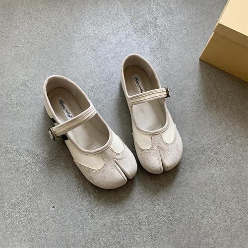 Tabi Shoes Women Mary Janes Ballet Flat - Low Top Split Toe Orthopedic Cute Casual Comfortable Walking Lightweight Female Solid All-Match for Daily Wear Beach Travel Athleisure Standing All Day thumbnail 3