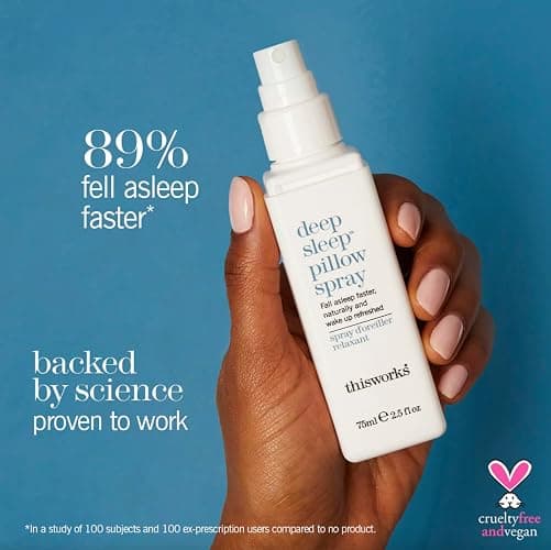 This Works Deep Sleep Pillow Spray, 75 ml, Infused with Lavender, Camomile and Vetivert - Science-Backed Natural Pillow Mist to Aid Sleep thumbnail 5