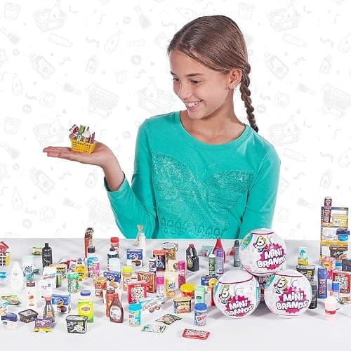 5 Surprise Mini Brands (2 Pack) Series 1 by ZURU Amazon Exclusive Mystery Real Miniature Collectible Toy Capsule (PVC Tube Packaging), Gold thumbnail 2