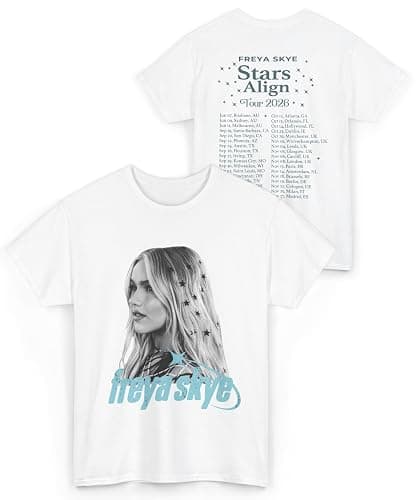 Freya Unisex Skye Live in Concert Tour T-Shirt Heavy Cotton Tee - Image 1