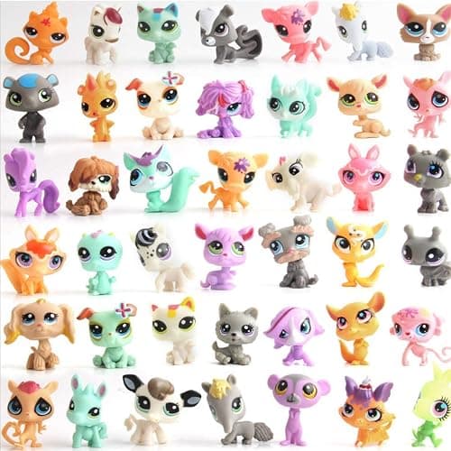 20 Pcs Miniature Animal Pet Miniature Pet Doll Desktop Decor Cake Decoration, Cake Topper, Assoted Random Style - Image 1