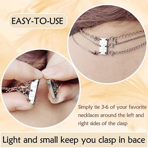 Sterling silver necklace separator thumbnail 2