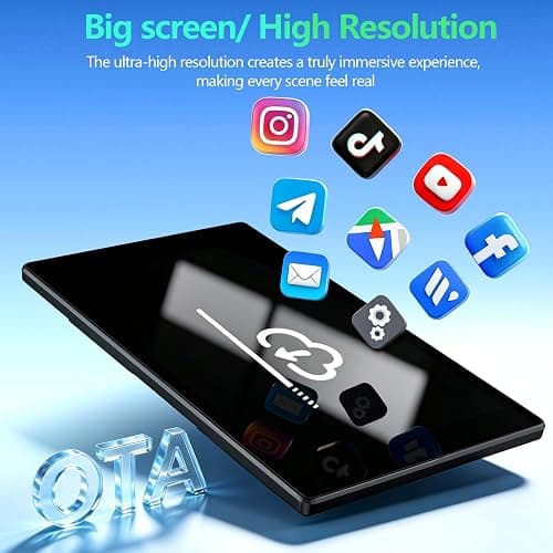 9" Carplay Screen for Car, Portable Wireless Car Play Screen for Apple CarPlay & Android Auto, OTA Updates, Backup Camera, Mirror Link, Voice Control, GPS Navigation, Bluetooth 5.0, FM/AUX thumbnail 7