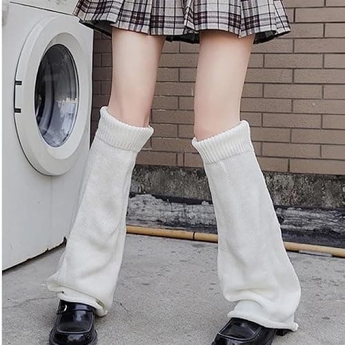 Komorebi Leg Warmers Y2K Kawaii Leg Warmers for Girl Women Cute Knitted Socks Y2K Harajuku Goth Accessories thumbnail 5