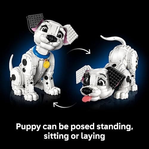 LEGO Disney 101 Dalmatians Puppy Building Set for Adults - Collectible DIY Kit for Movie Fans 18+ - Build Patch, Penny, Rolly or a Custom Pup - Gift Idea for Dog Lovers and Craft Enthusiasts - 43269 thumbnail 4
