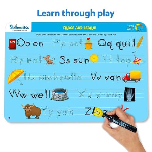 Skillmatics I Can Write - Reusable Preschool Learning Activities, Educational Toy and Game, Back to School Supplies, Gifts for Students, Kids, Toddlers Ages 3, 4, 5, 6 thumbnail 5