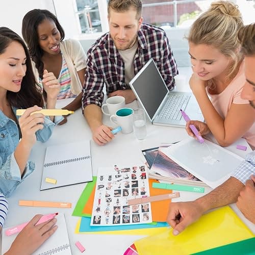 Vitoler 10Pcs Aesthetic Highlighters, Chisel Tip Marker Pens,Assorted Color Candy Highlighters,No Bleed Bible Highlighter,Cute Pastel Highlighter for Journaling Planner Notes School Supplies thumbnail 2