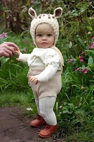 Angelbaby Big Size Realistic Reborn Toddler Girl Dolls 26 Inch Soft Silicone Baby Doll Real Life Beautiful Princess Girl with Blonde Hair Blue Eyes Real Looking Collectible Art Doll for Kids thumbnail 6