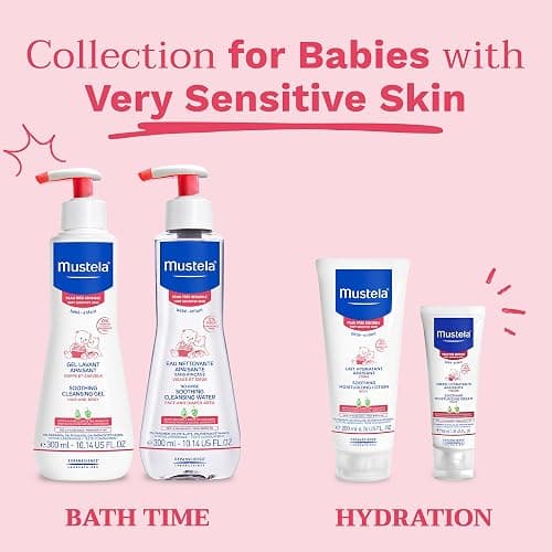 Mustela Baby Soothing Moisturizing Cream - Face Moisturizer for Very Sensitive Skin - with Natural Avocado & Schizandra Berry - Fragrance-Free - 1.35 fl. oz. thumbnail 9