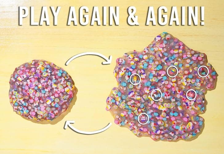 Crazy Aaron's Thinking Putty® - Sweet Surprise - Clear Sensory Putty for Kids and Grown ups in a 4" Tin - Creative and Endless Fun, Stress Relief Therapy Toys, Never Dries Out - Made in USA thumbnail 4