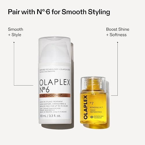 OLAPLEX N°.7 Bonding Hair Oil, High Shine | Heat Protection Up to 450°F/232°C, Use on Wet or Dry Hair, Vitamin E and Sunflower Seed Oil thumbnail 10