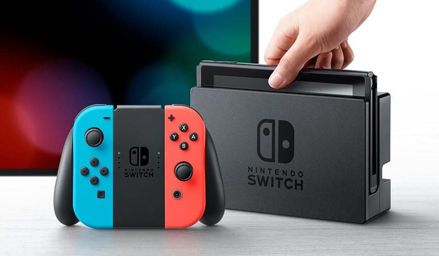 Nintendo Console Switch con Joy-Con Rosso Neon e Blu Neon thumbnail 3