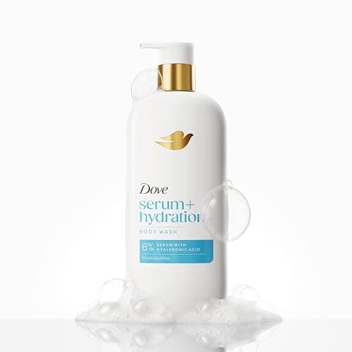 Dove Serum+ Hydration Body Wash Hyaluronic Acid 6% Hydration Serum, 18.5 oz | Serum-infused moisturizing body wash with 6% hydration serum and hyaluronic acid for dry, dehydrated skin thumbnail 11
