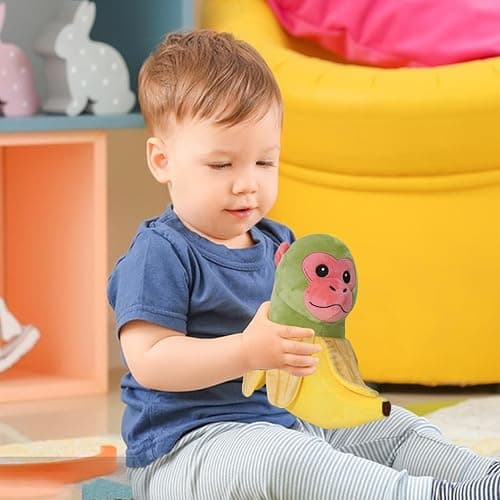 Italian Brainrot Plush,11 inch Chimpanzini Bananini Toy Gift,Cute Stuffed Figure Doll for Kids and Adults Inspired Plush Toy thumbnail 6