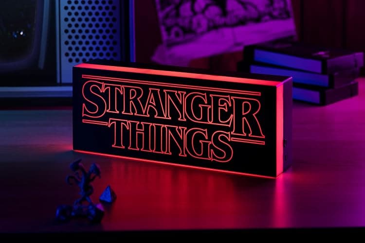 Paladone Stranger Things Logo Light with 2 Light Modes, Stranger Things Glowing Sign Decor and Gift, Officially Licensed Merchandise thumbnail 2